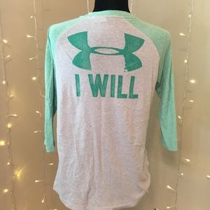 Under Armour large baseball tee